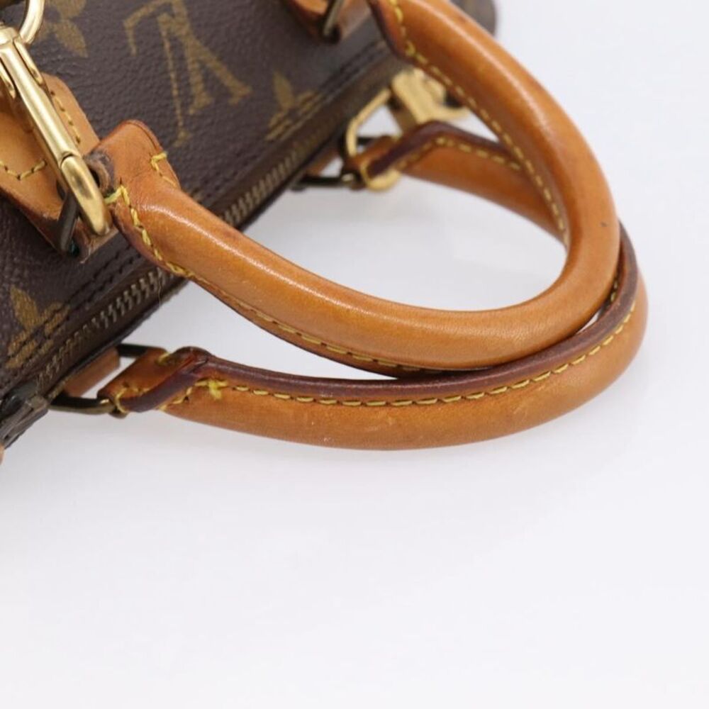 Louis Vuitton Speedy Mini Hl Monogram Canvas Brown Canvas Handbag - Picture 10 of 16